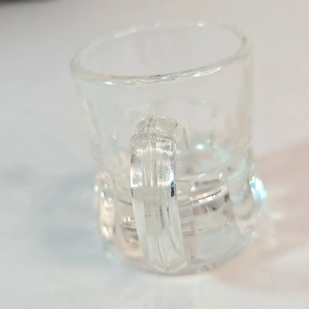 Set of 2 Vintage Shot Glasses Montana Wolf Design & Federal Mini Beer Mug - Picture 10 of 15